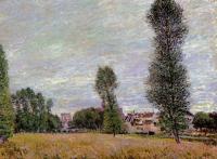 Sisley, Alfred - The Village of Moret, Seen from the Fields